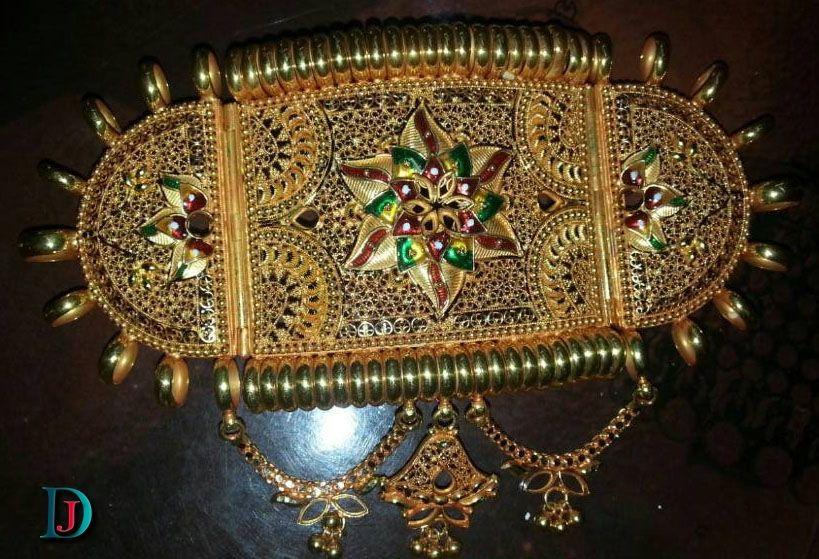 New and Latest Design of Rajasthani fancy gold hath-baajubandh 