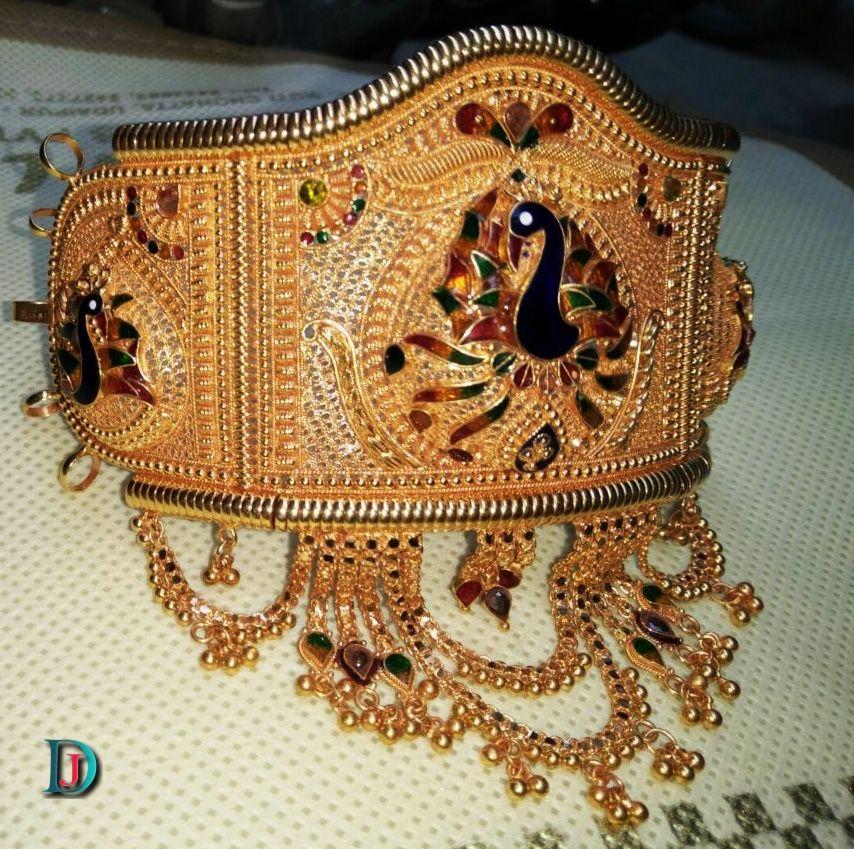 New and Latest Design of Rajasthani fancy gold hath-baajubandh 