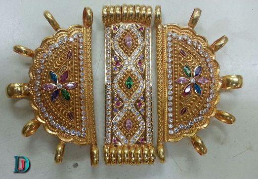 New and Latest Design of Rajasthani fancy gold hath-baajubandh 