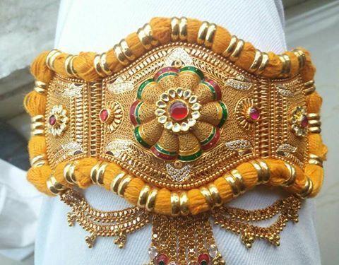 New and Latest Design of Rajasthani fancy gold hath-baajubandh 