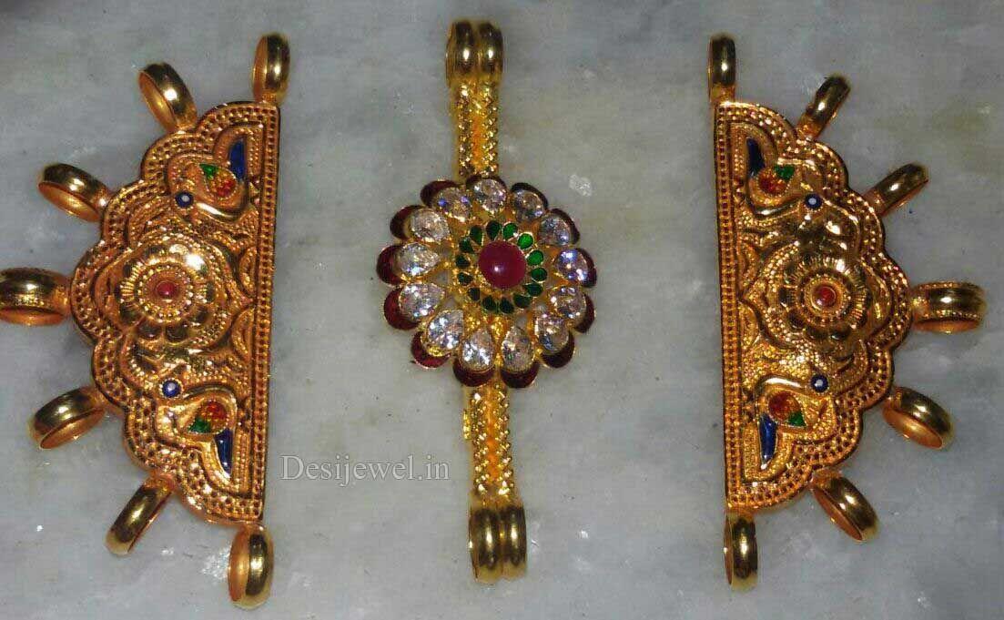 New and Latest Design of Rajasthani fancy gold hath-baajubandh 