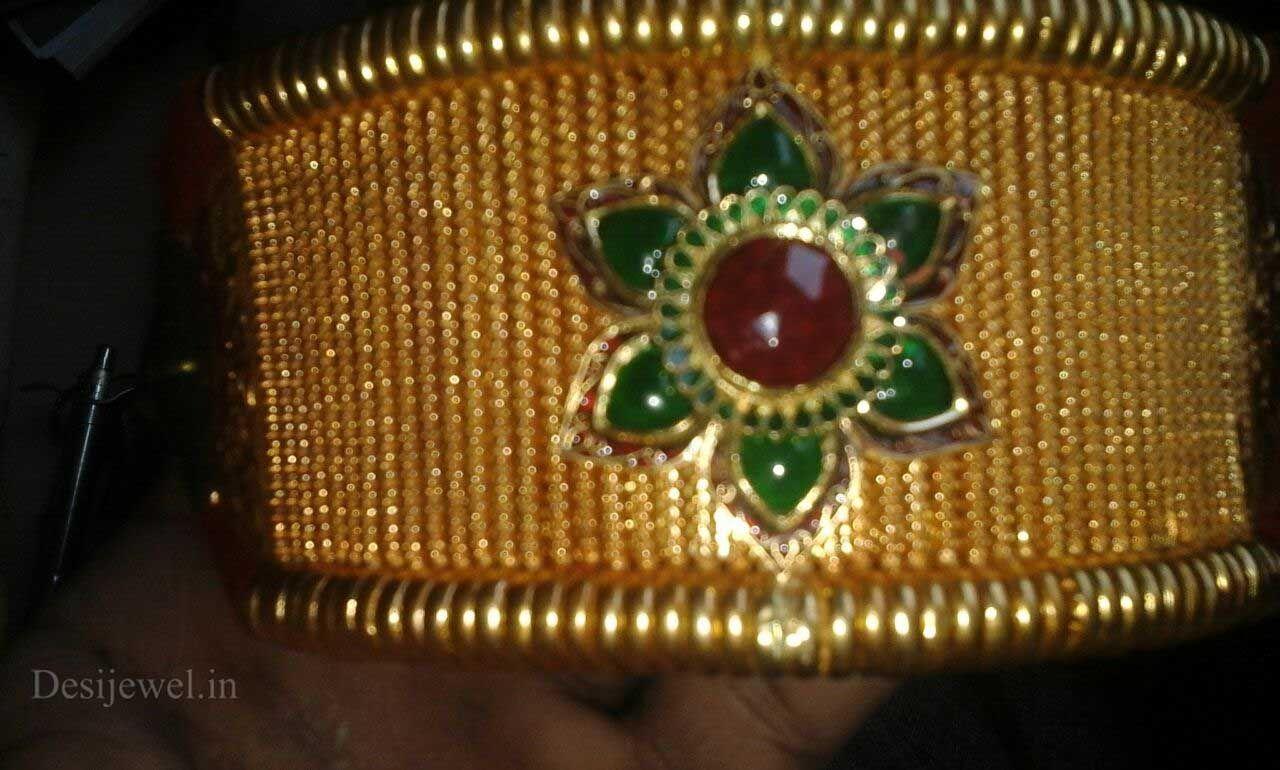 New and Latest Design of Rajasthani fancy gold hath-baajubandh 