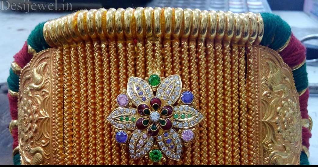 New and Latest Design of Rajasthani fancy gold hath-baajubandh 