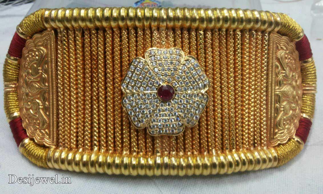 New and Latest Design of Rajasthani fancy gold hath-baajubandh 