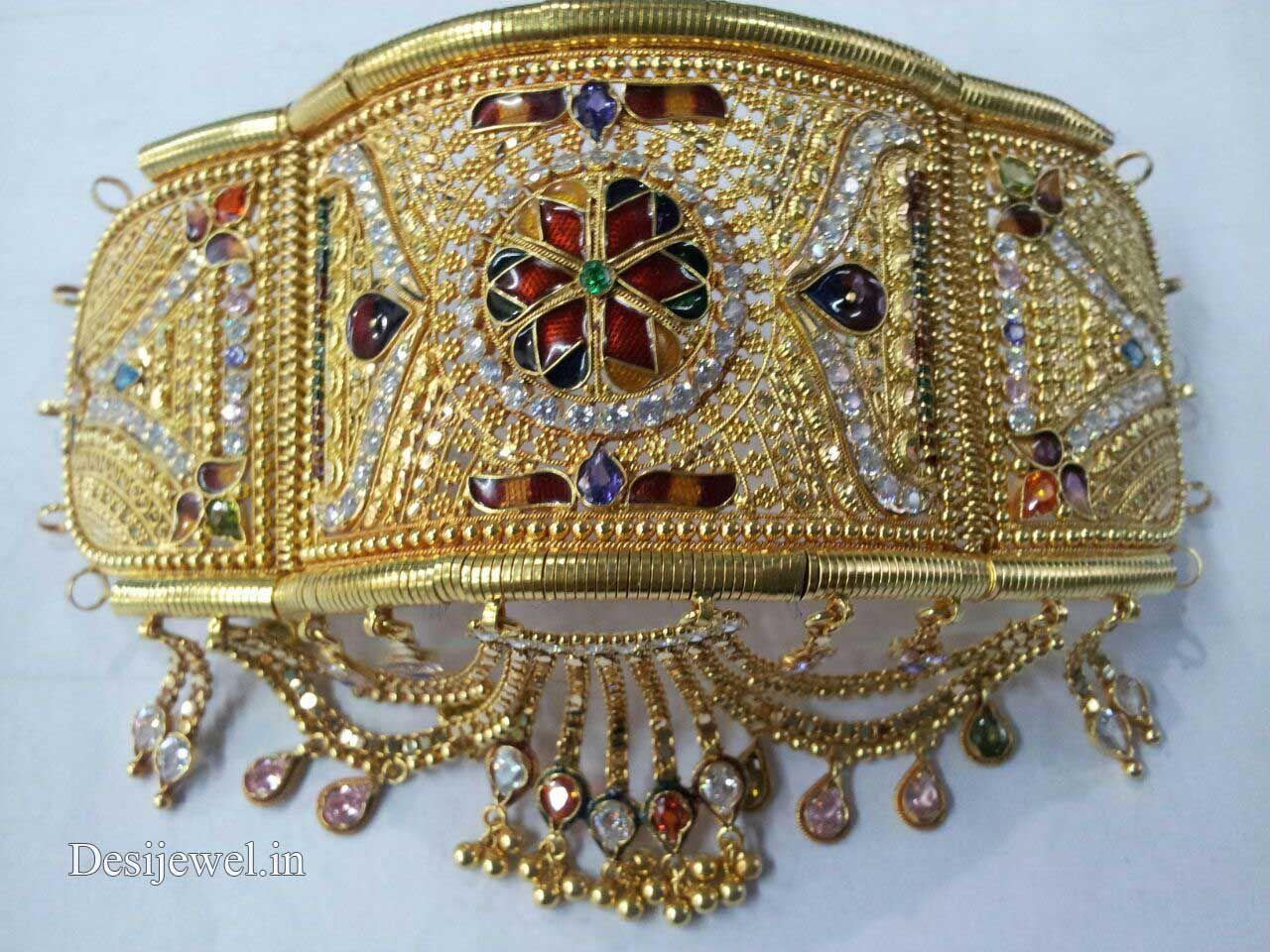 New and Latest Design of Rajasthani fancy gold hath-baajubandh 