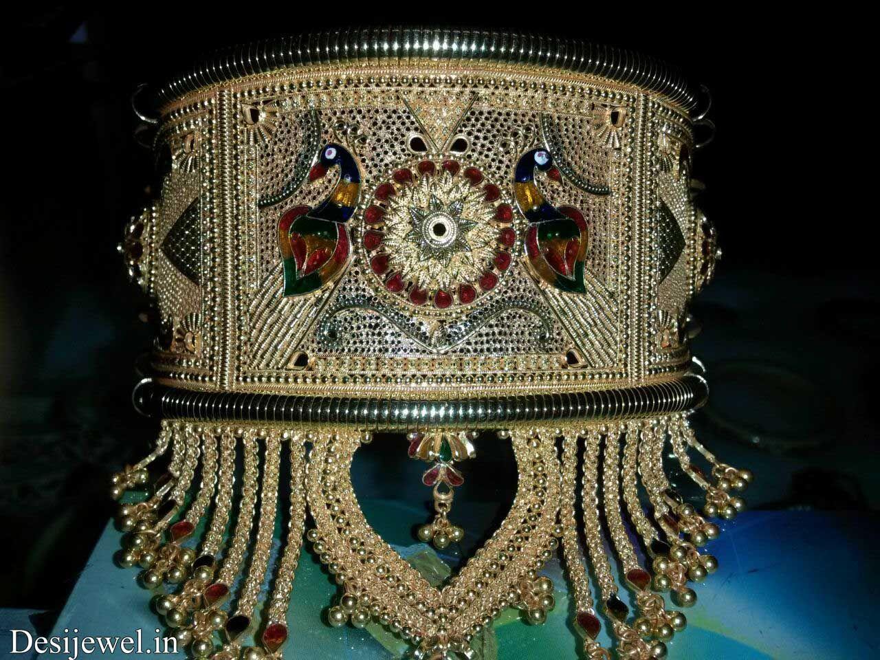 New and Latest Design of Rajasthani fancy gold hath-baajubandh 