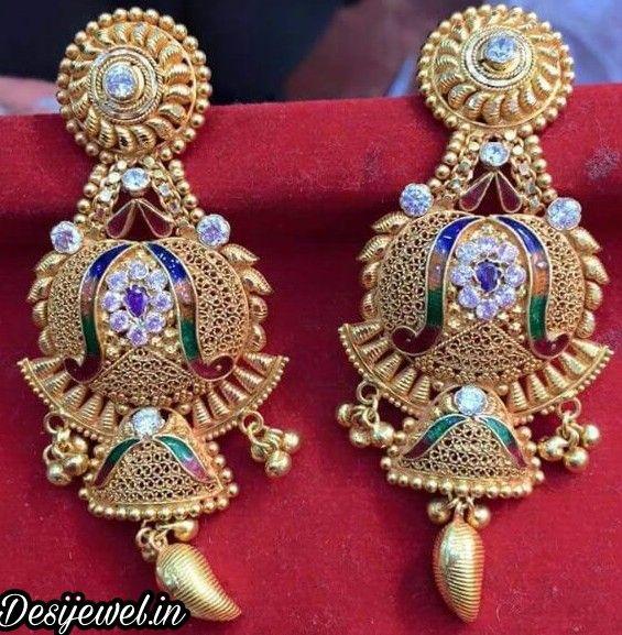 New and Latest Design of Rajasthani desi fancy gold Bala/Kaan-pata 