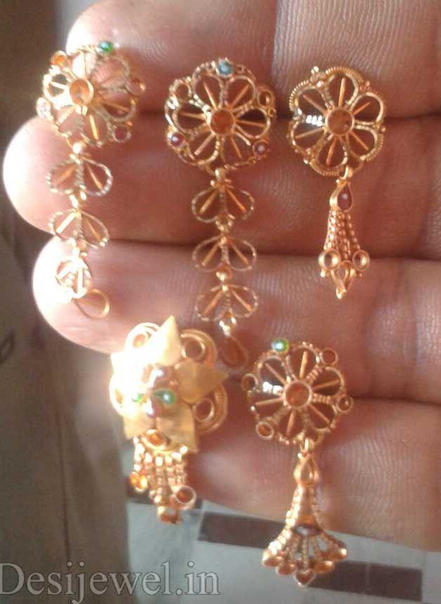 New and Latest Design of Rajasthani desi fancy gold Bala/Kaan-pata 