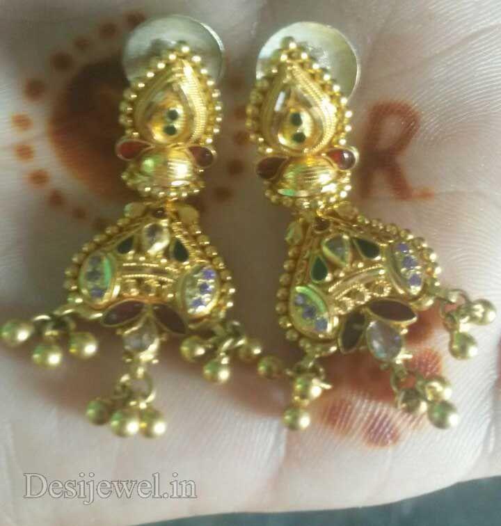 New and Latest Design of Rajasthani desi fancy gold Bala/Kaan-pata 