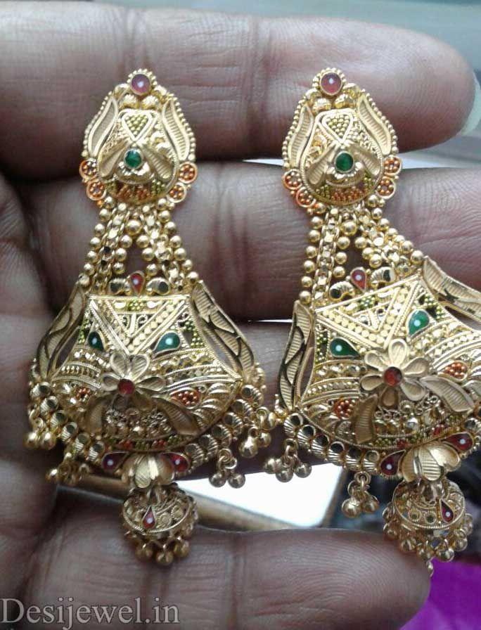 New and Latest Design of Rajasthani desi fancy gold Bala/Kaan-pata 