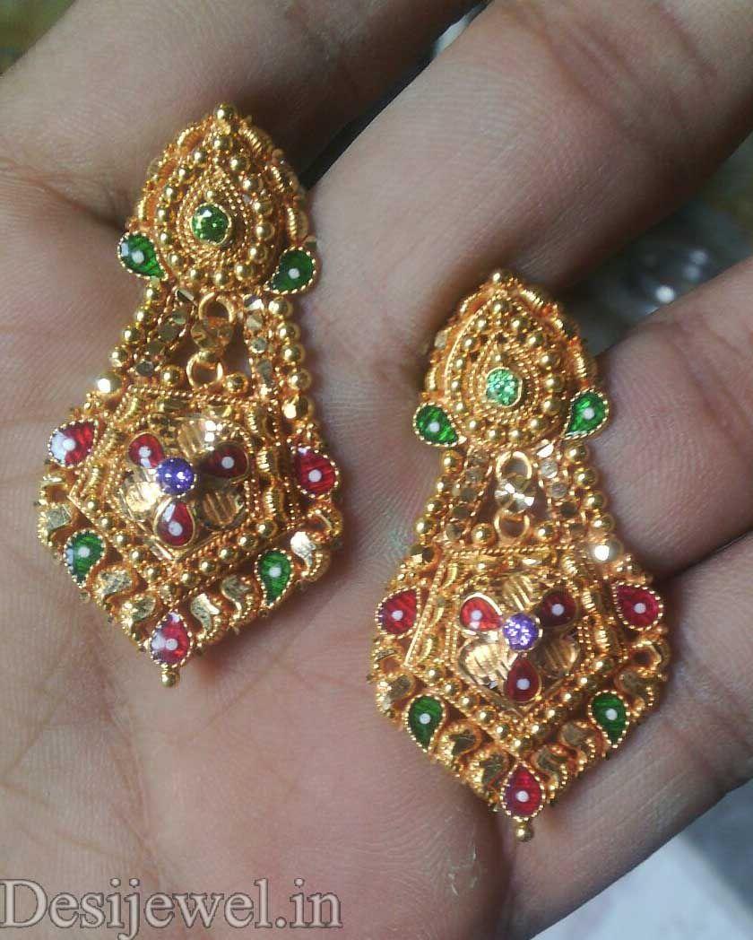 New and Latest Design of Rajasthani desi fancy gold Bala/Kaan-pata 