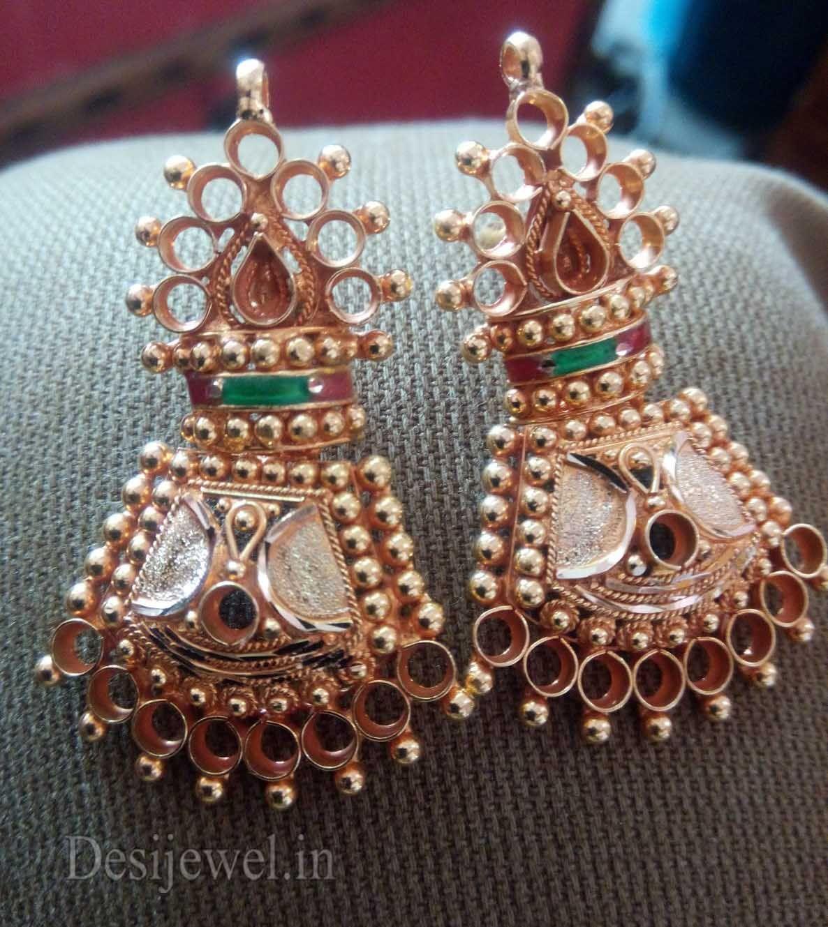 New and Latest Design of Rajasthani desi fancy gold Bala/Kaan-pata 