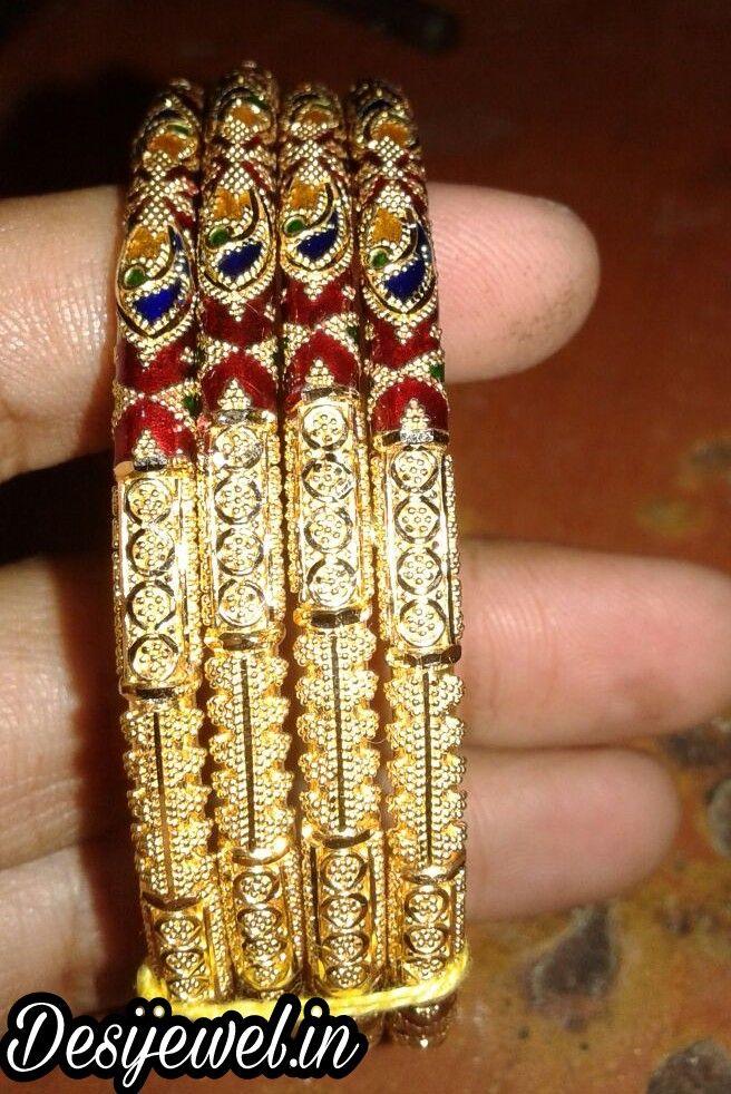 New and Latest Design of Rajasthani fancy gold Bangles 