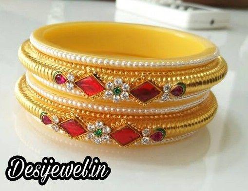 New and Latest Design of Rajasthani fancy gold Bangles 