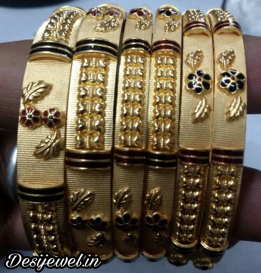 New and Latest Design of Rajasthani fancy gold Bangles 