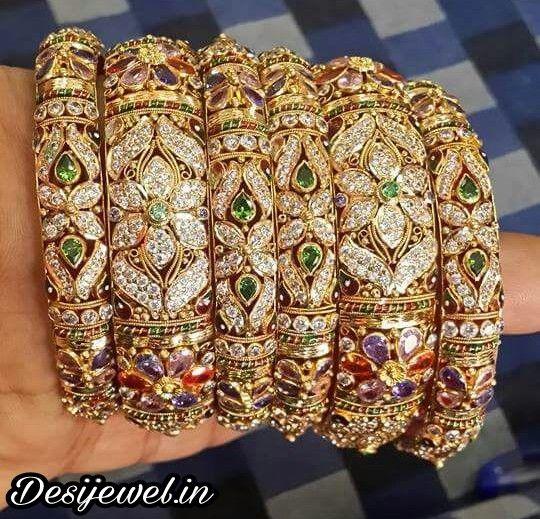 New and Latest Design of Rajasthani fancy gold Bangles 