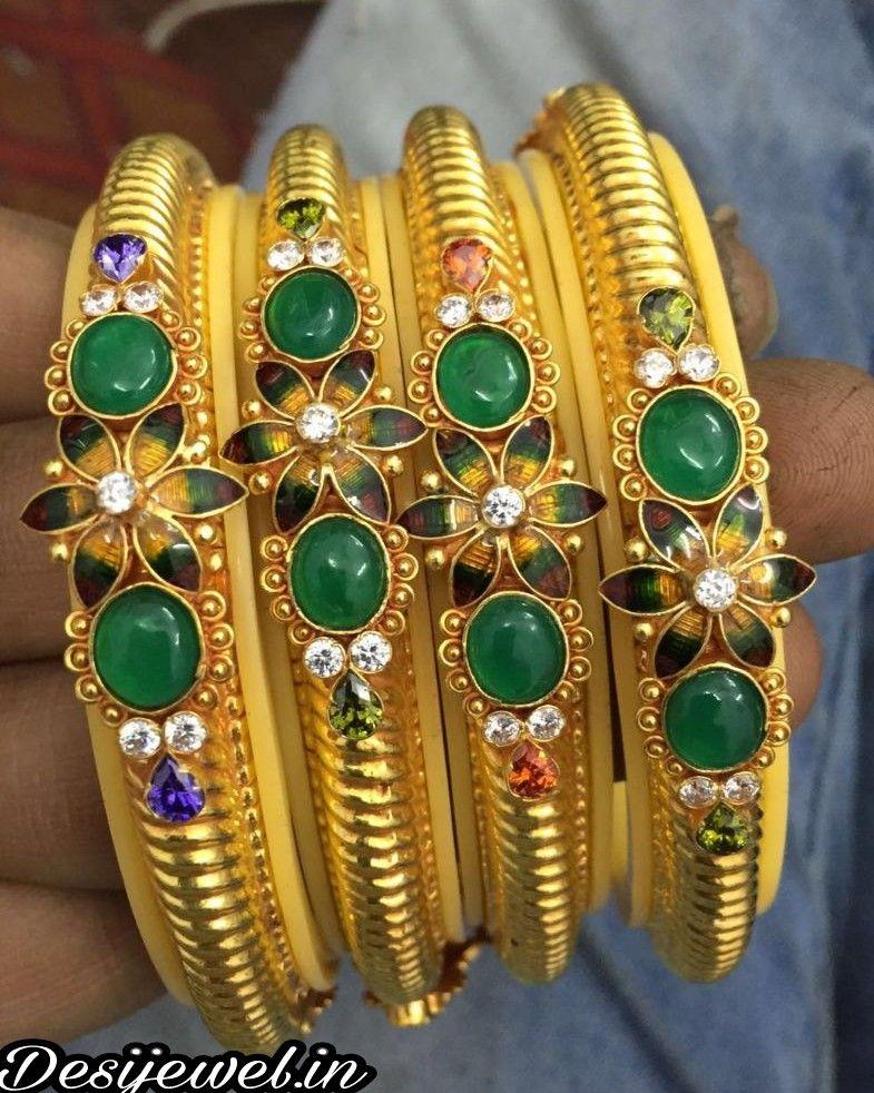 New and Latest Design of Rajasthani fancy gold Bangles 