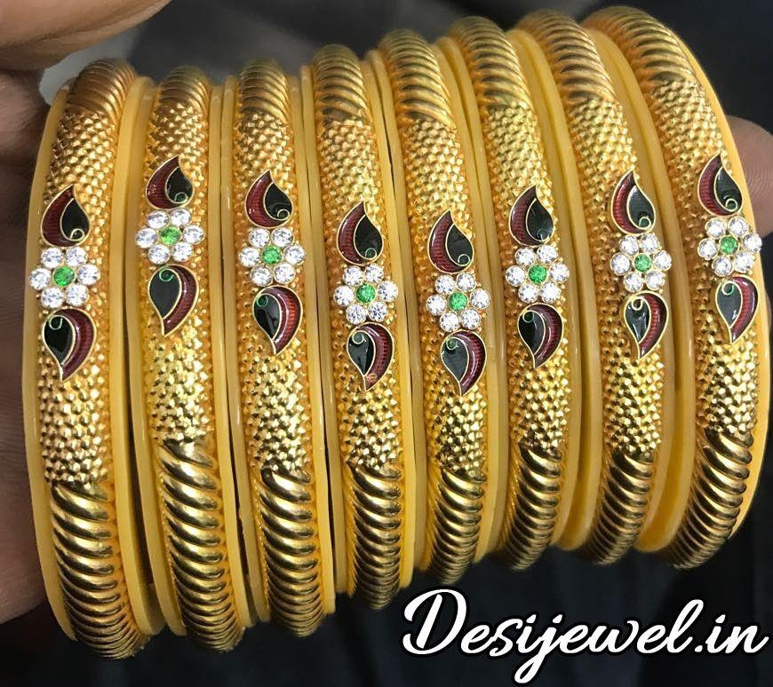 New and Latest Design of Rajasthani fancy gold Bangles 