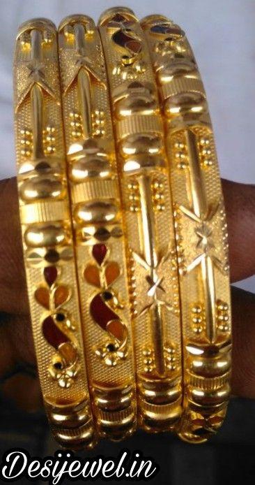 New and Latest Design of Rajasthani fancy gold Bangles 