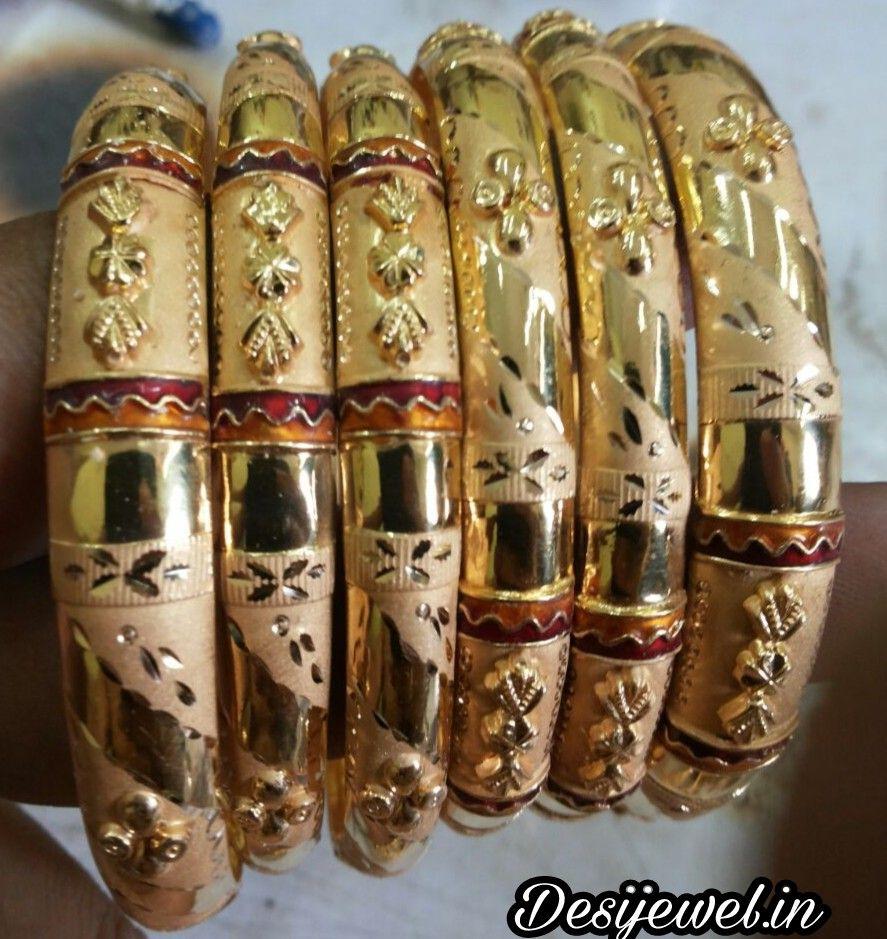 New and Latest Design of Rajasthani fancy gold Bangles 