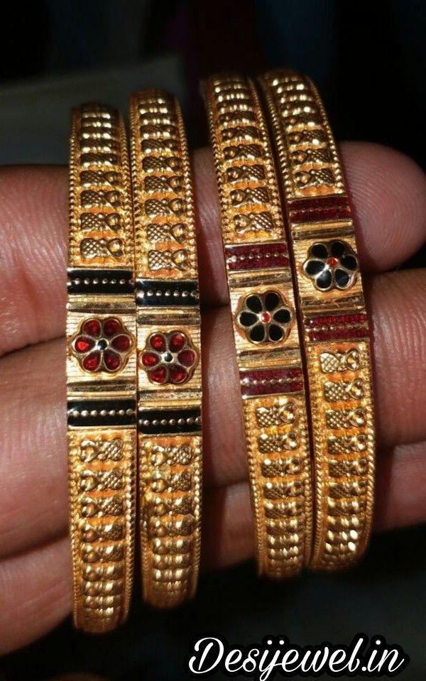 New and Latest Design of Rajasthani fancy gold Bangles 