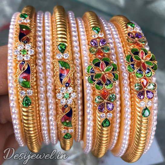 New and Latest Design of Rajasthani fancy gold Bangles 