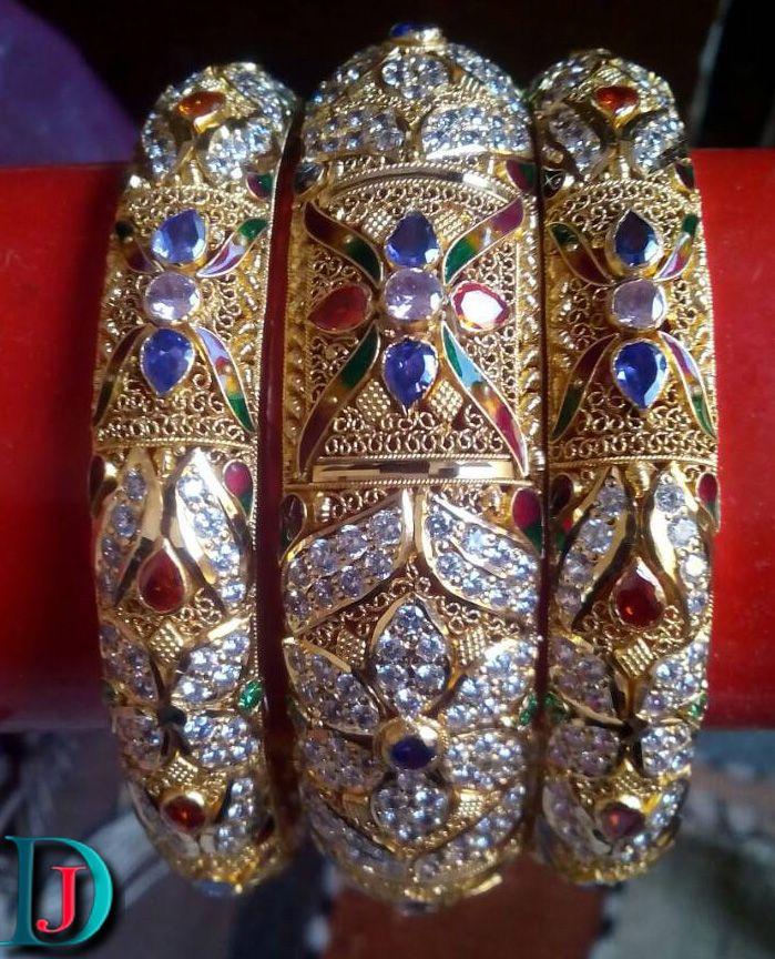 New and Latest Design of Rajasthani fancy gold Bangles 