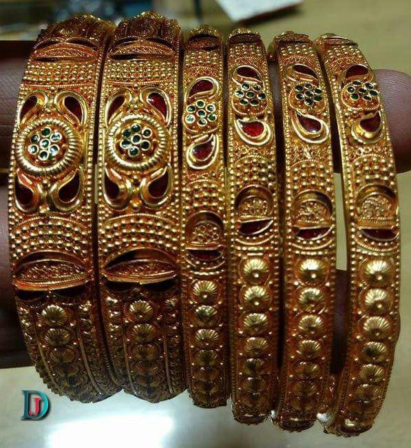 New and Latest Design of Rajasthani fancy gold Bangles 