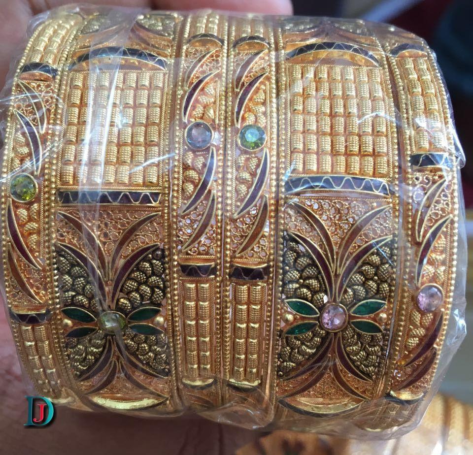 New and Latest Design of Rajasthani fancy gold Bangles 