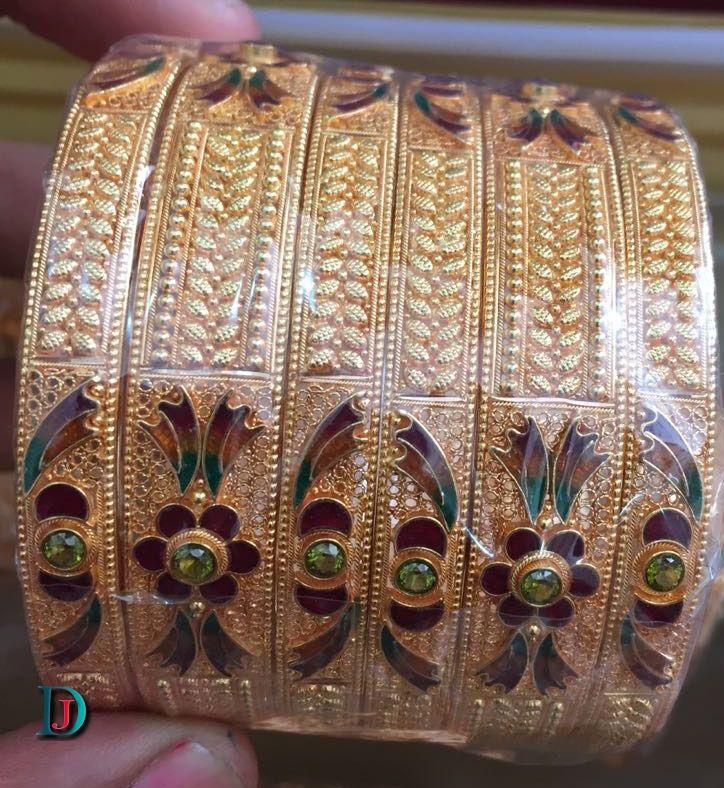 New and Latest Design of Rajasthani fancy gold Bangles 