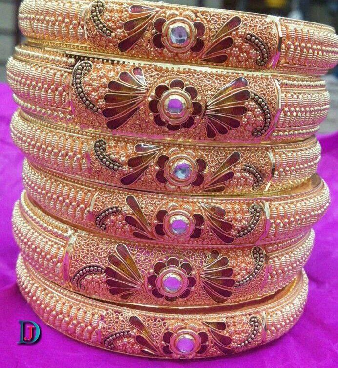 New and Latest Design of Rajasthani fancy gold Bangles 