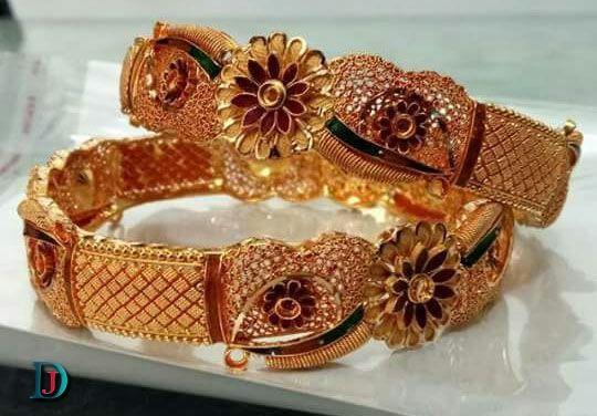 New and Latest Design of Rajasthani fancy gold Bangles 