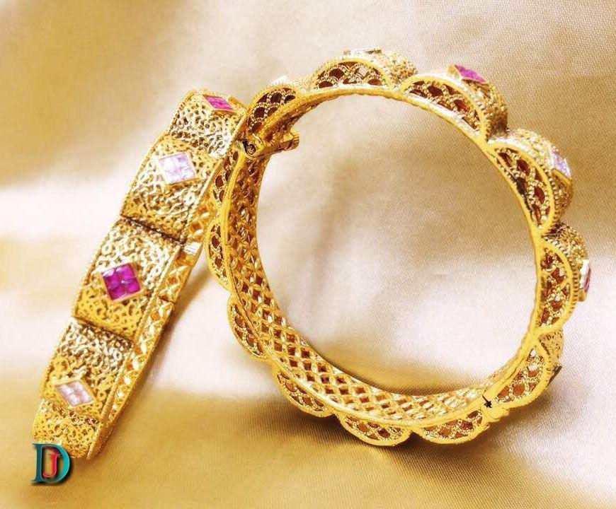 New and Latest Design of Rajasthani fancy gold Bangles 