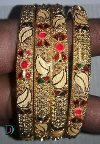 New and Latest Design of Rajasthani fancy gold Bangles 