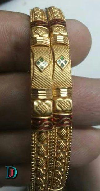 New and Latest Design of Rajasthani fancy gold Bangles 