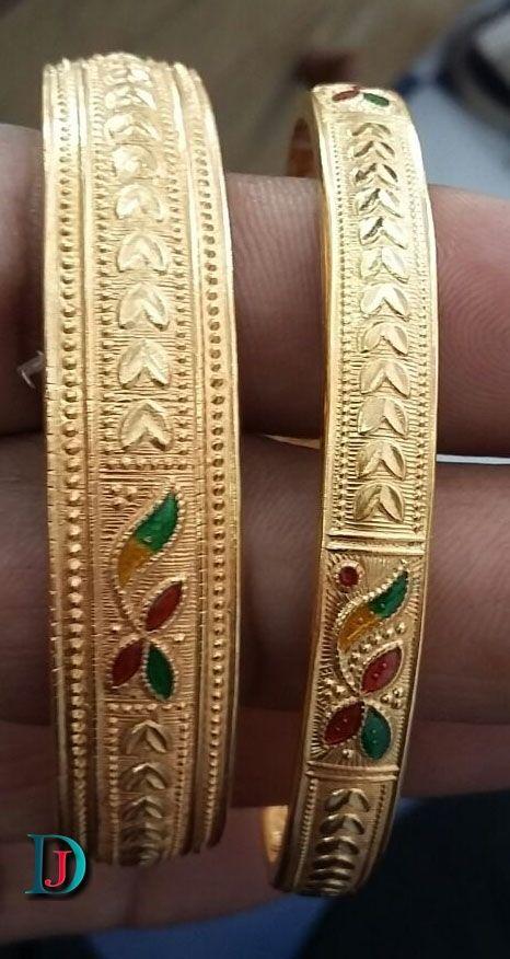 New and Latest Design of Rajasthani fancy gold Bangles 