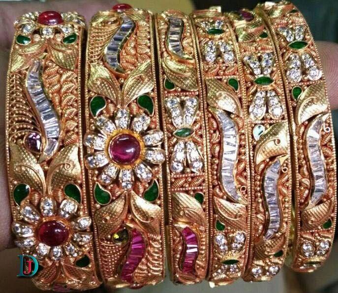 New and Latest Design of Rajasthani fancy gold Bangles 