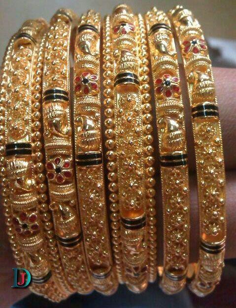 New and Latest Design of Rajasthani fancy gold Bangles 