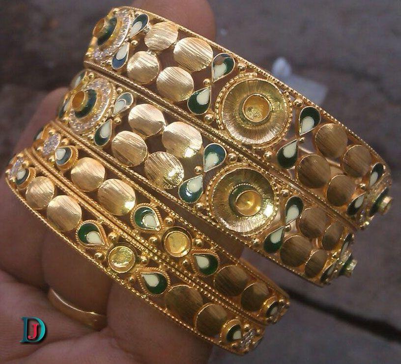 New and Latest Design of Rajasthani fancy gold Bangles 