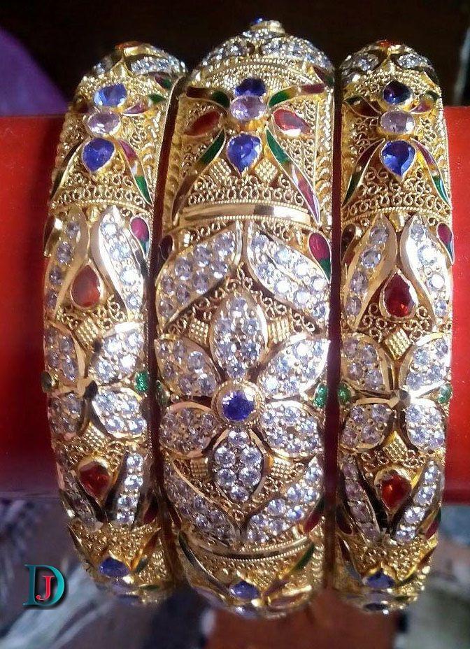 New and Latest Design of Rajasthani fancy gold Bangles 