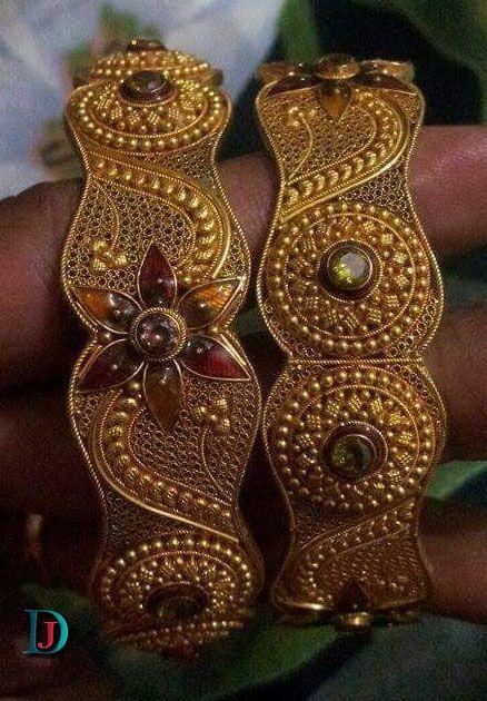 New and Latest Design of Rajasthani fancy gold Bangles 