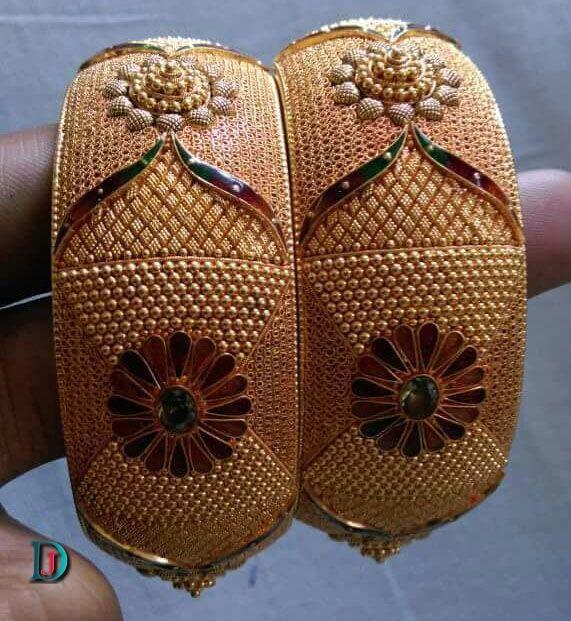 New and Latest Design of Rajasthani fancy gold Bangles 