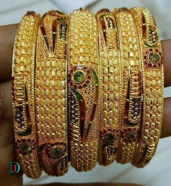 New and Latest Design of Rajasthani fancy gold Bangles 