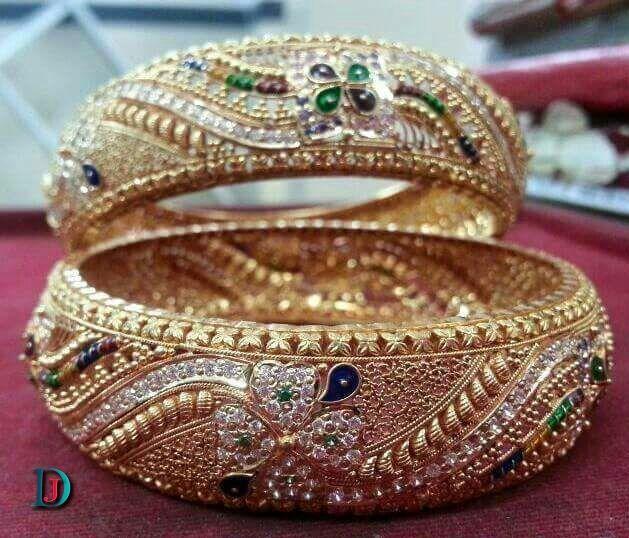 New and Latest Design of Rajasthani fancy gold Bangles 