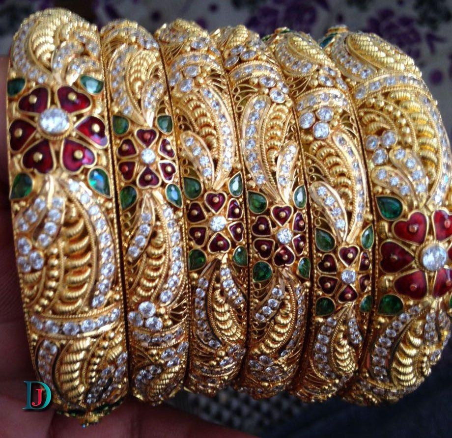 New and Latest Design of Rajasthani fancy gold Bangles 