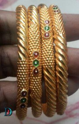 New and Latest Design of Rajasthani fancy gold Bangles 