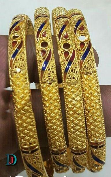 New and Latest Design of Rajasthani fancy gold Bangles 