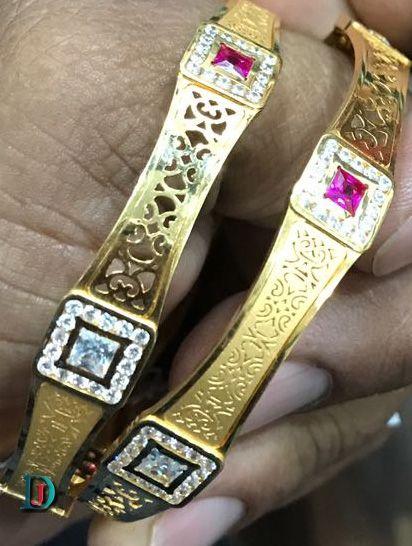 New and Latest Design of Rajasthani fancy gold Bangles 