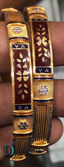 New and Latest Design of Rajasthani fancy gold Bangles 