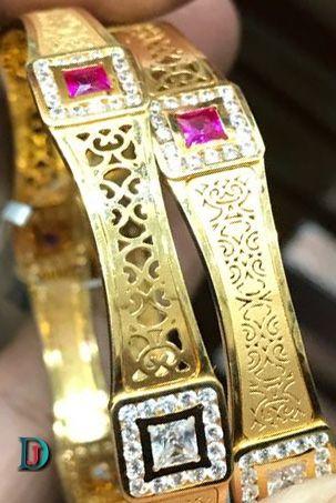 New and Latest Design of Rajasthani fancy gold Bangles 